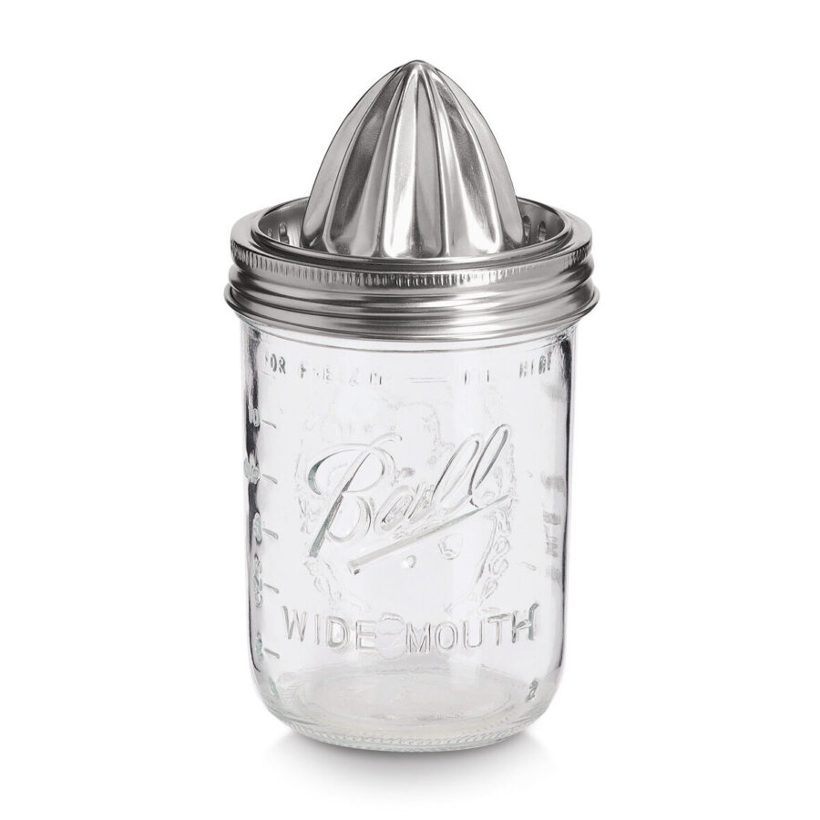 Saftpresse, 450 ml, Glas/Edelstahl