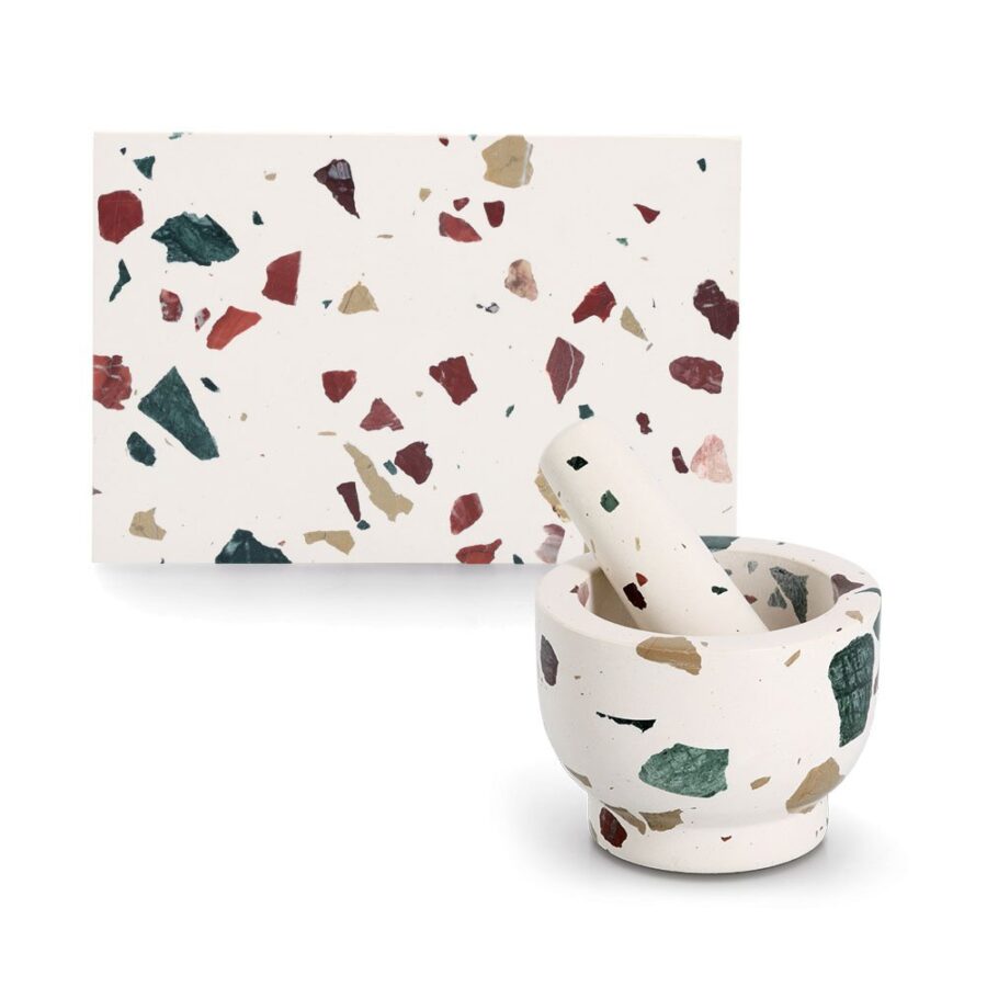 Servierplatte, Terrazzo