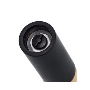 Salz-/Pfeffermühle, Gummibaum, schwarz