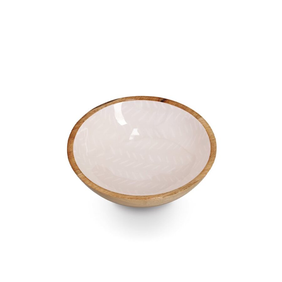 Schale, Mangoholz, beige