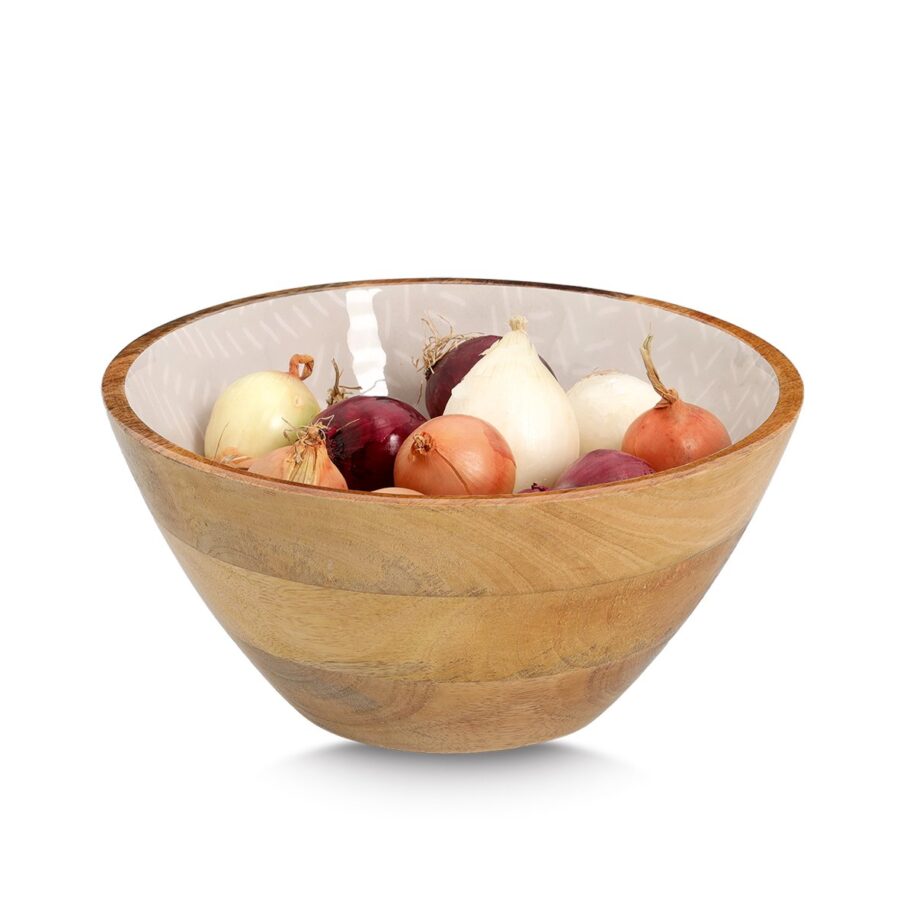 Schale, Mangoholz, beige