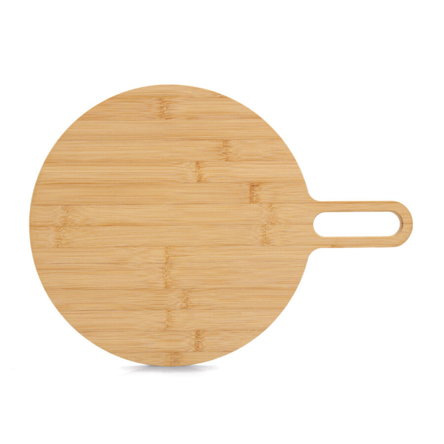 Schneide-/Servierbrett mit Griff, Bambus