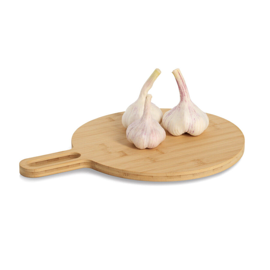 Schneide-/Servierbrett mit Griff, Bambus