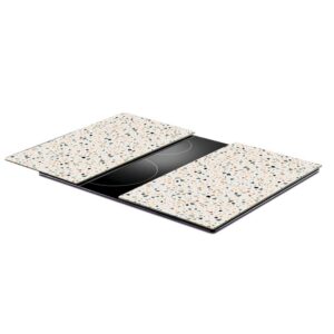 Herdabdeck-/Schneideplatten-Set "Terrazzo", 2-tlg.