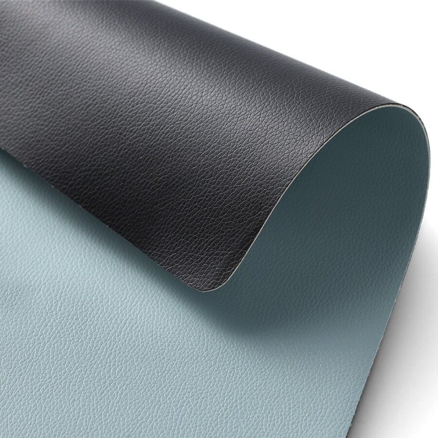 Platzset "two tone", Kunstleder, mint/schwarz – Ansicht 6