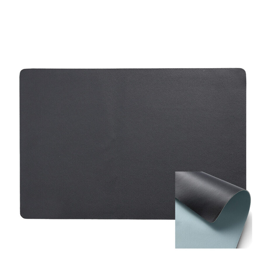 Platzset "two tone", Kunstleder, mint/schwarz – Ansicht 8