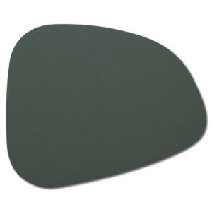 Platzset "2 tone", Kunstleder, schwarz/dunkelgrün