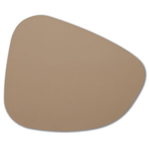 Platzset "2 tone", Kunstleder, beige/braun