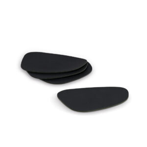 Glasuntersetzer-Set "2 tone", 4-tlg., Kunstleder,