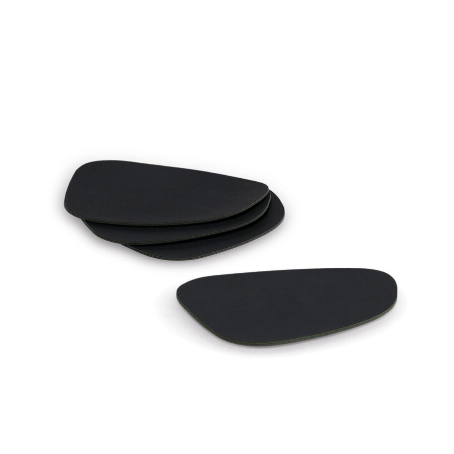 Glasuntersetzer-Set "2 tone", 4-tlg., Kunstleder,