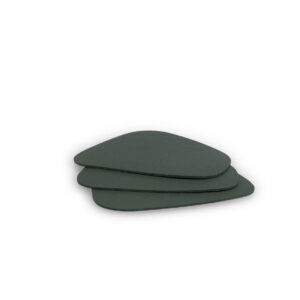 Glasuntersetzer-Set "2 tone", 4-tlg., Kunstleder,