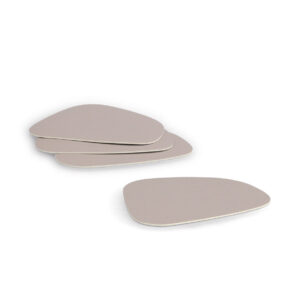 Glasuntersetzer-Set "2 tone", 4-tlg., Kunstleder,