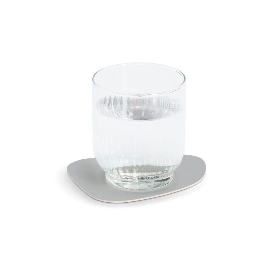 Glasuntersetzer-Set "2 tone", 4-tlg., Kunstleder,