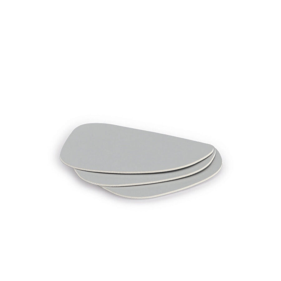 Glasuntersetzer-Set "2 tone", 4-tlg., Kunstleder,