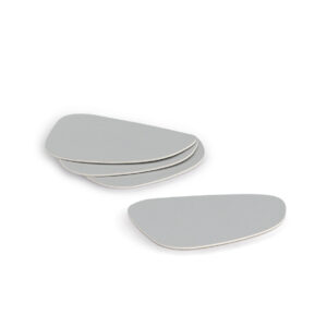 Glasuntersetzer-Set "2 tone", 4-tlg., Kunstleder,