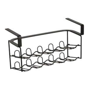 Gewürzgläser-Regal, Metall, schwarz