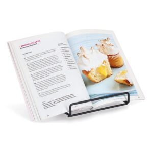 Buchständer, Metall, schwarz