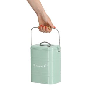 Kompostbehälter, Metall, mint