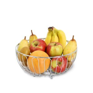 Obstkorb, Metall verchromt