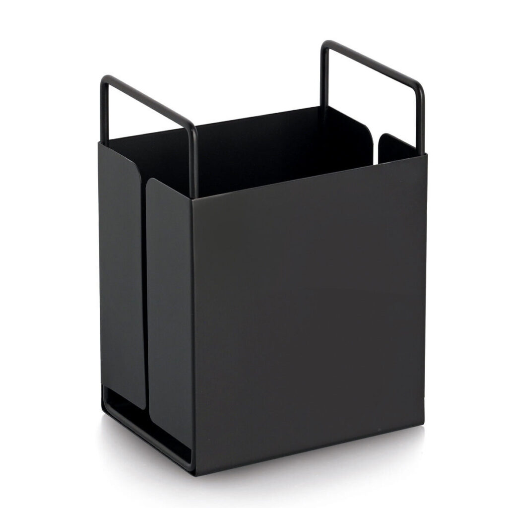 Utensilienhalter, Metall, schwarz