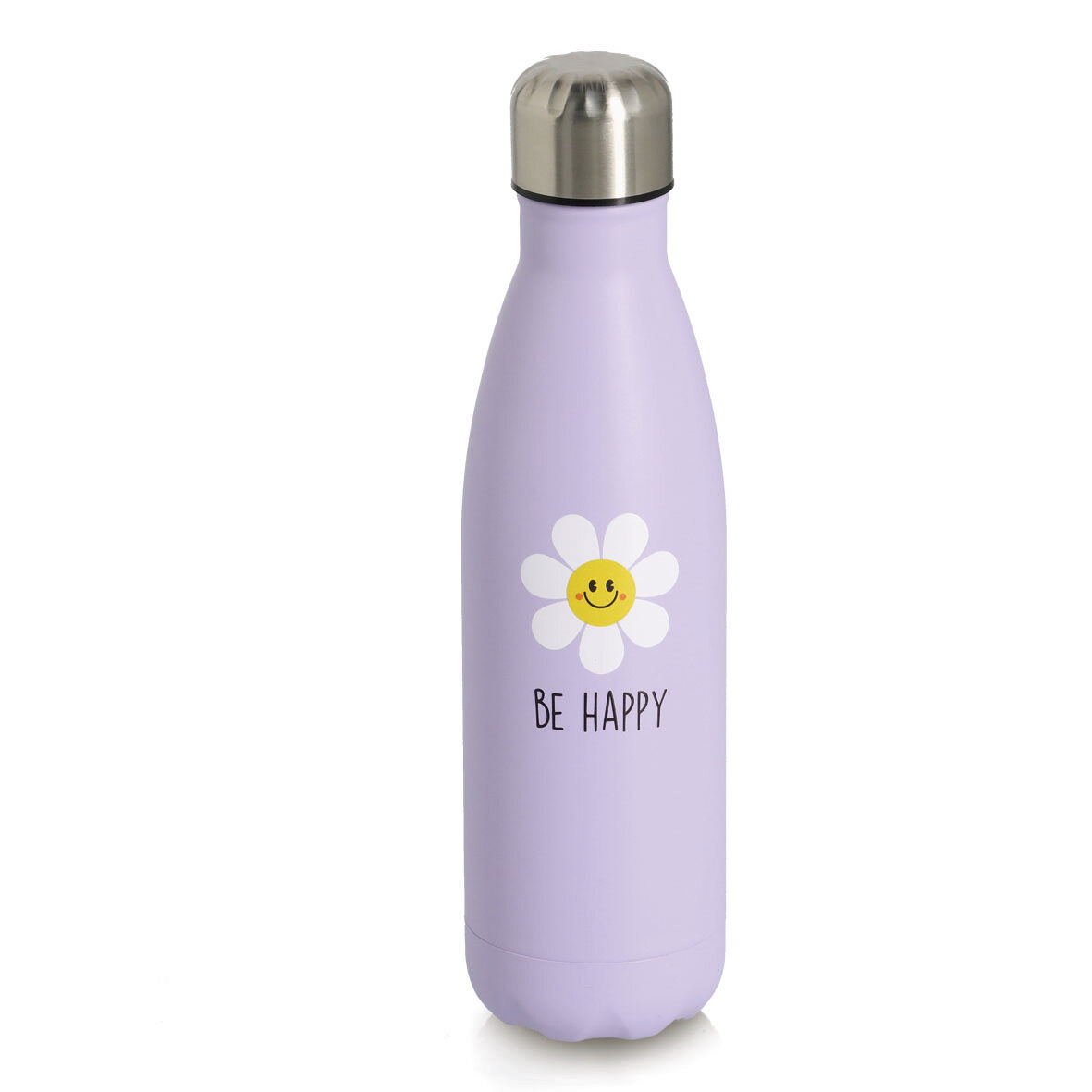 Trinkflasche "Happy Flower", 500 ml, Edelstahl,
