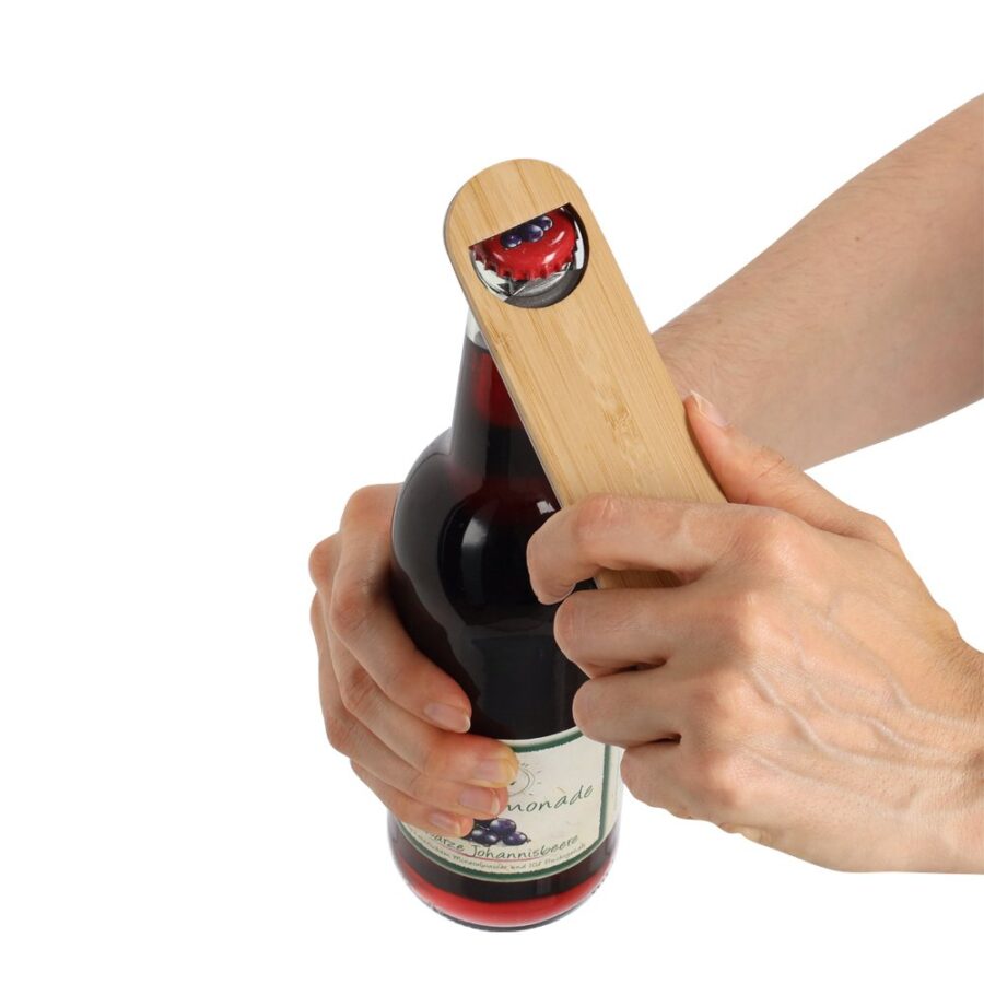 Flaschenöffner, Bambus/Edelstahl