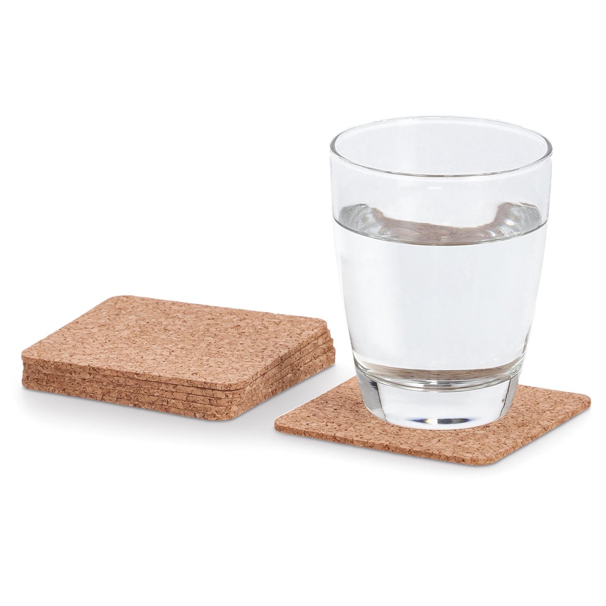 Glasuntersetzer-Set, 6-tlg., Kork