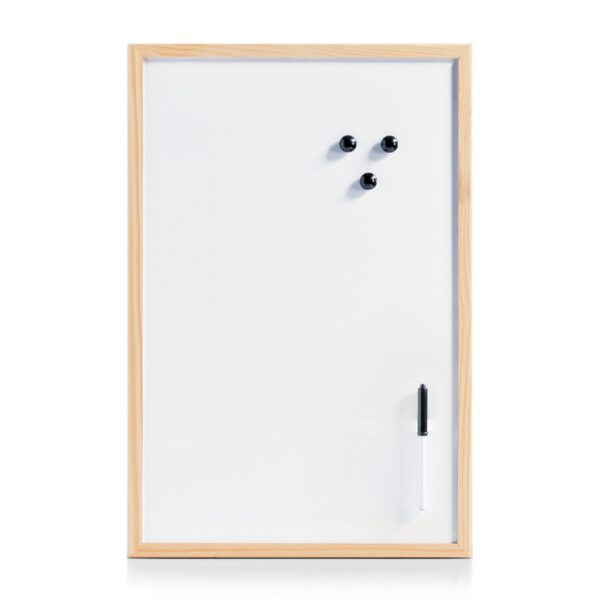 Magnet-/Schreibtafel, Metall/Kiefer