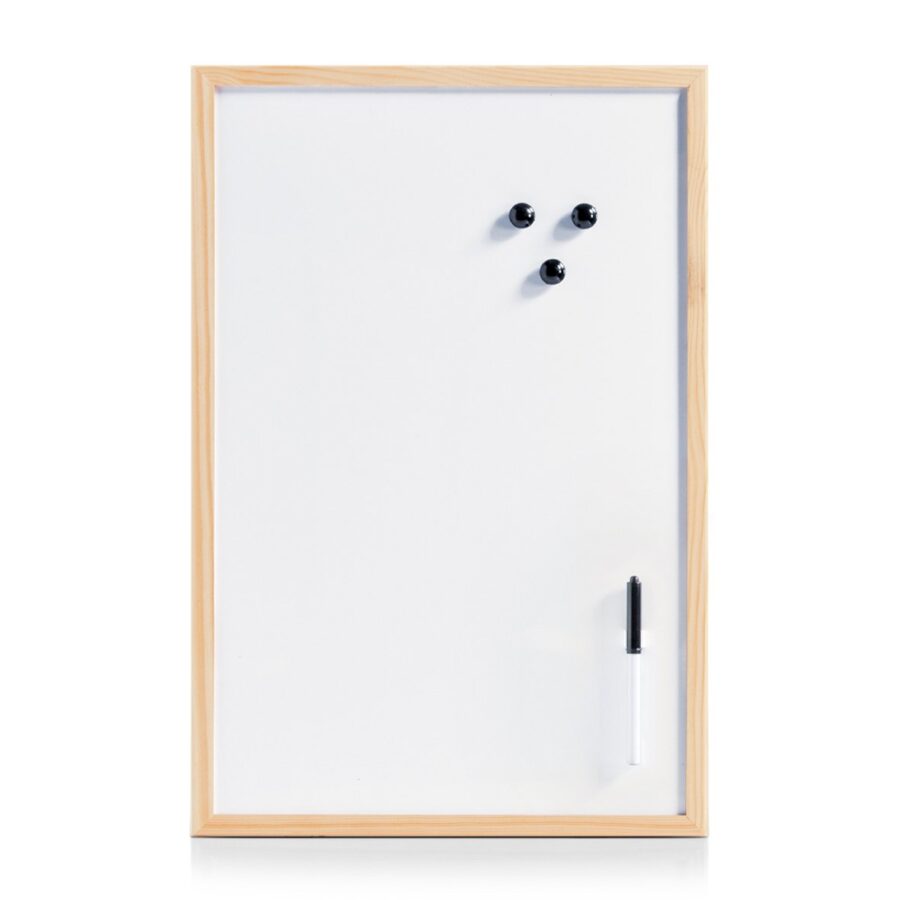 Magnet-/Schreibtafel, Metall/Kiefer