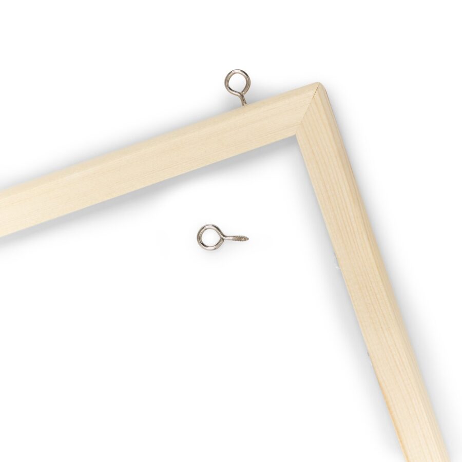 Magnet-/Schreibtafel, Metall/Kiefer – Ansicht 4