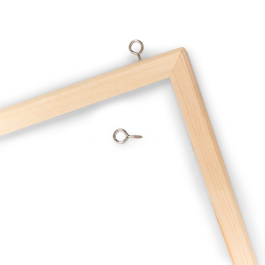 Magnet-/Schreibtafel, Metall/Kiefer – Ansicht 5