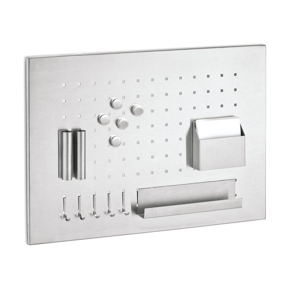 Memoboard m. Utensilien, Edelstahl