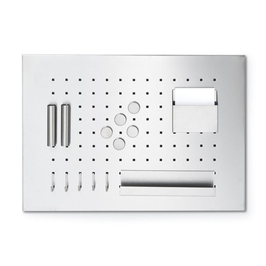 Memoboard m. Utensilien, Edelstahl – Ansicht 2
