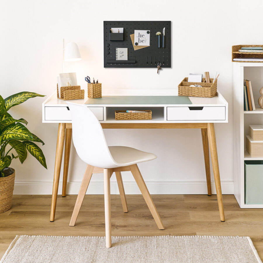 Memoboard m. Utensilien, Metall, schwarz – Lifestyle 1