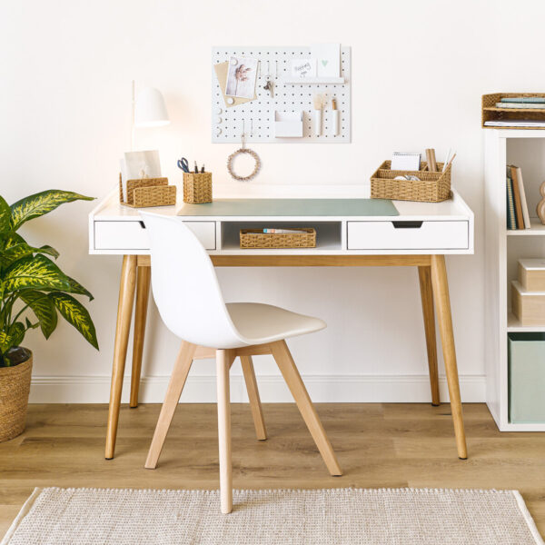 Memoboard m. Utensilien, Metall, weiß – Lifestyle 1