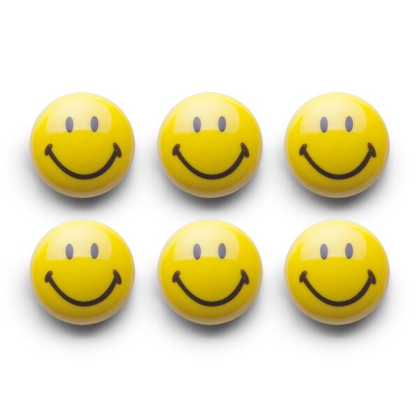 Magnet-Set "Smiley", 6-tlg., Kunststoff