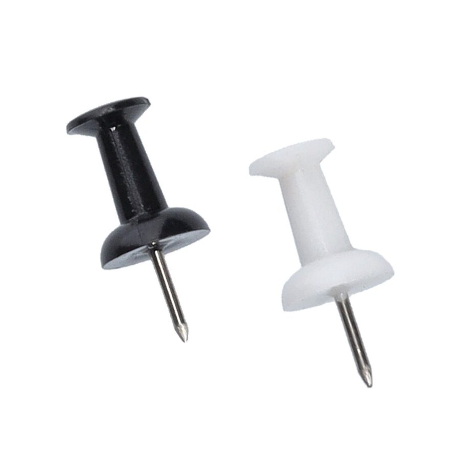 Push-Pins-Set, 25-tlg., schwarz – Ansicht 4