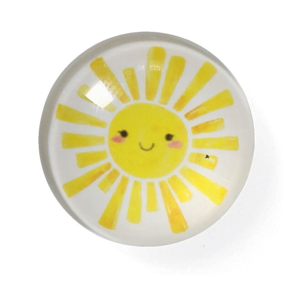 Magnet-Set "Rainbow", 4-tlg., Kunststoff/Glas – Ansicht 3