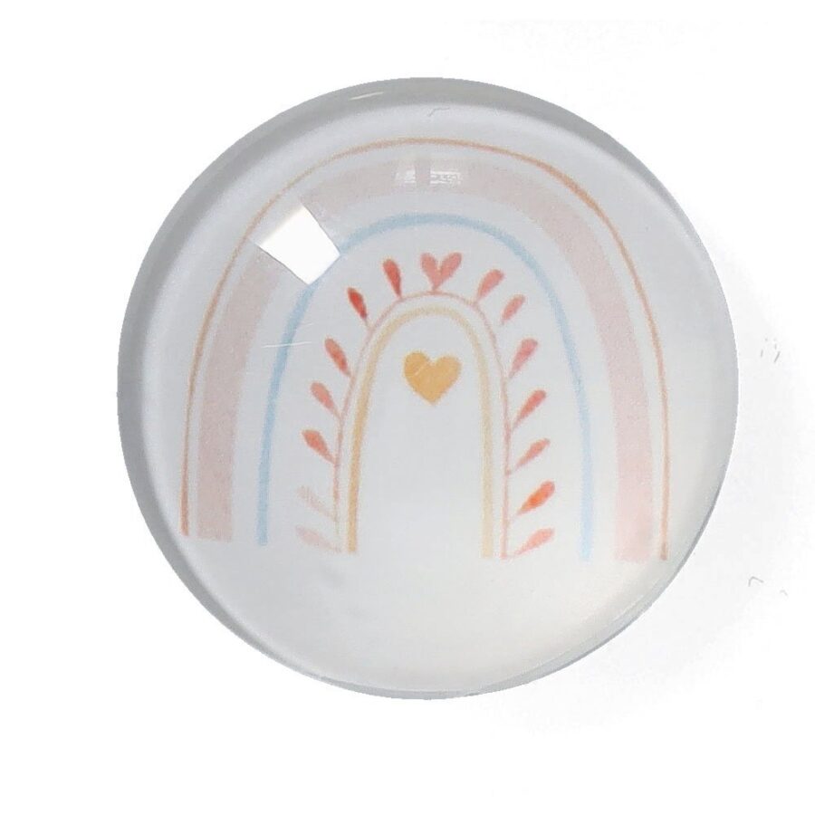 Magnet-Set "Rainbow", 4-tlg., Kunststoff/Glas – Ansicht 6