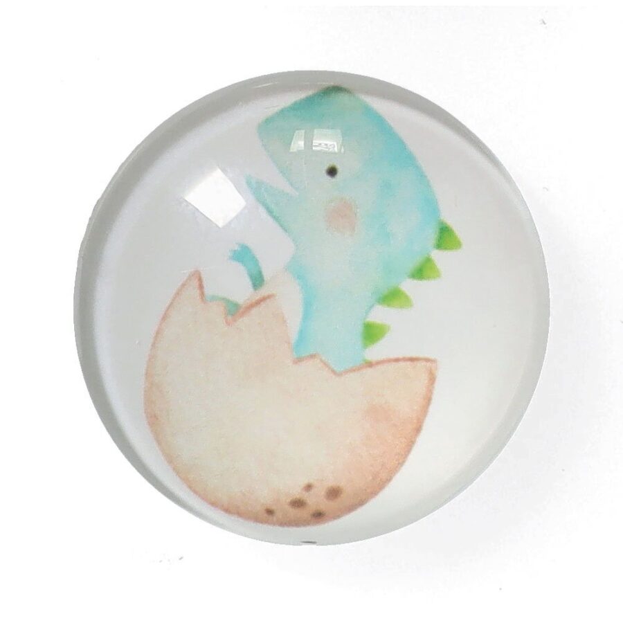 Magnet-Set "Dinos", 4-tlg., Kunststoff/Glas – Ansicht 4