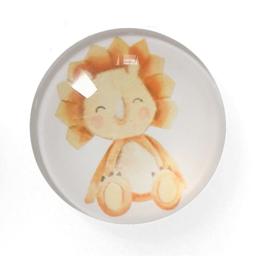 Magnet-Set "Dinos", 4-tlg., Kunststoff/Glas – Ansicht 6