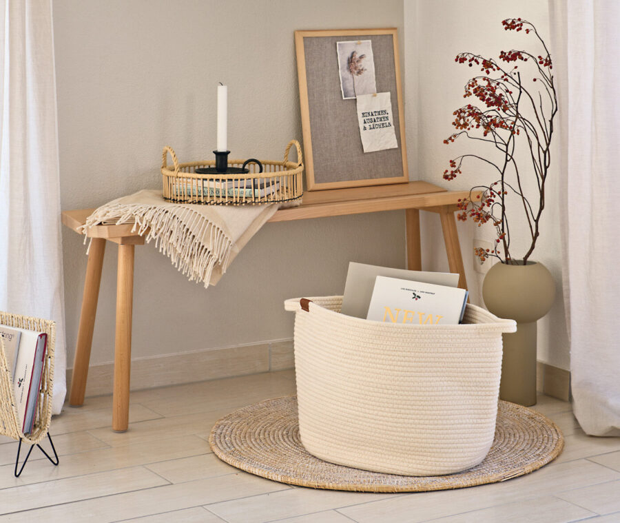 Pinboard, Leinen/Kiefer – Lifestyle 1