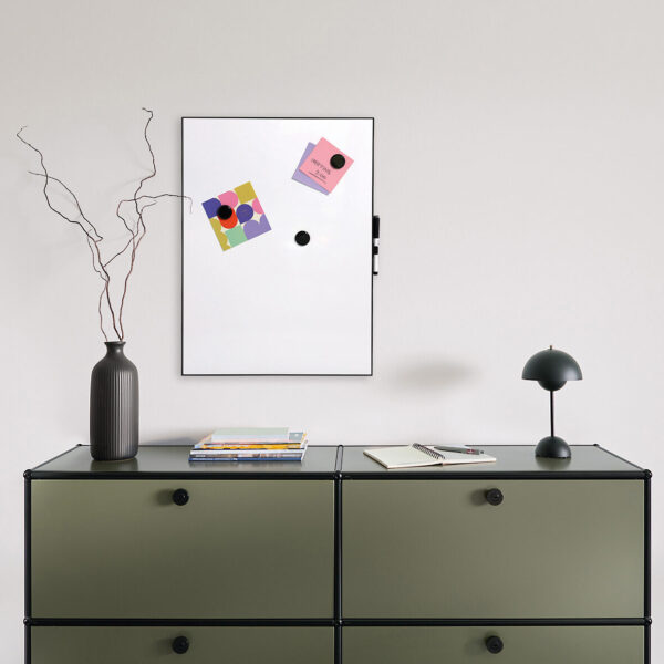 Magnet-/Schreibtafel, Metall/MDF/Kunststoff, – Lifestyle 1