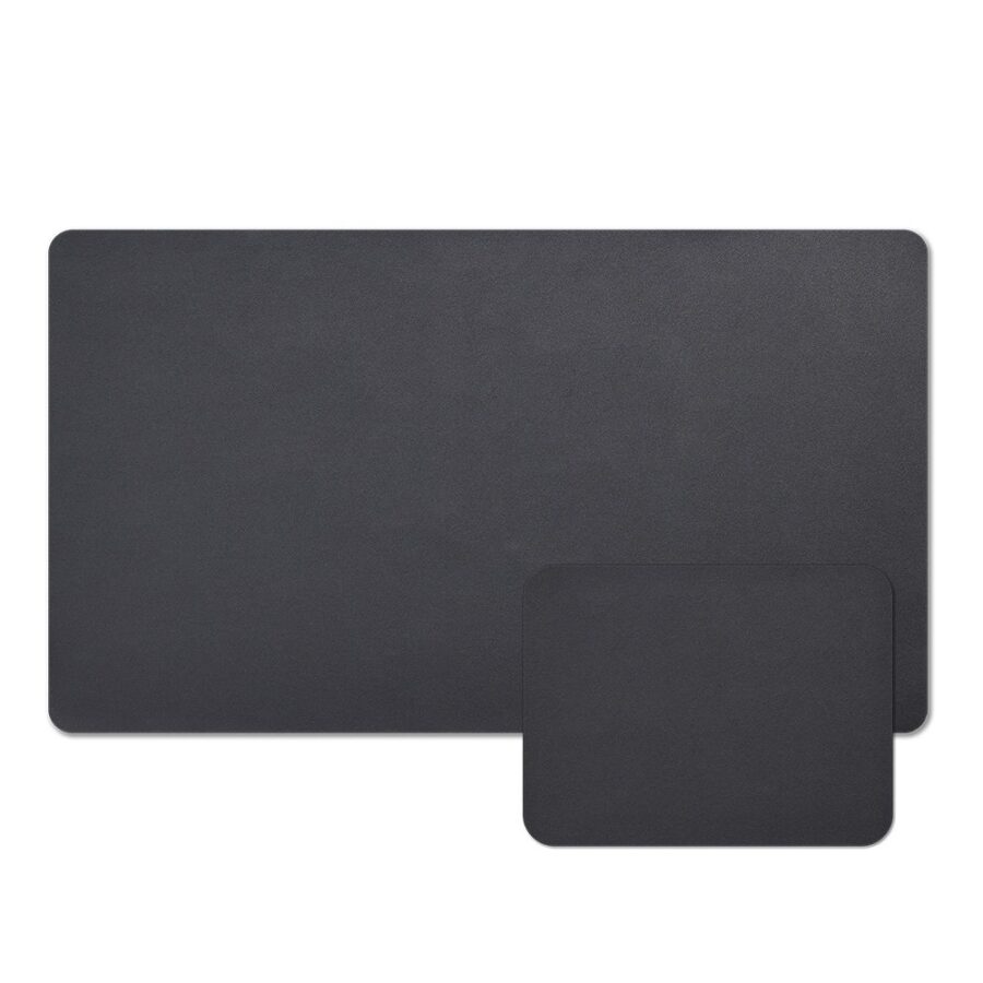 Mousepad, Kunstleder, schwarz – Ansicht 2