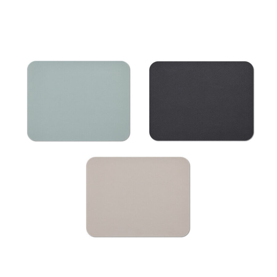 Mousepad, Kunstleder, schwarz – Ansicht 7