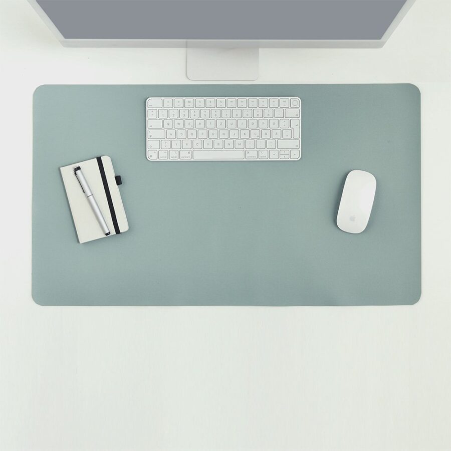 Schreibtischunterlage, Kunstleder, mint – Ansicht 4