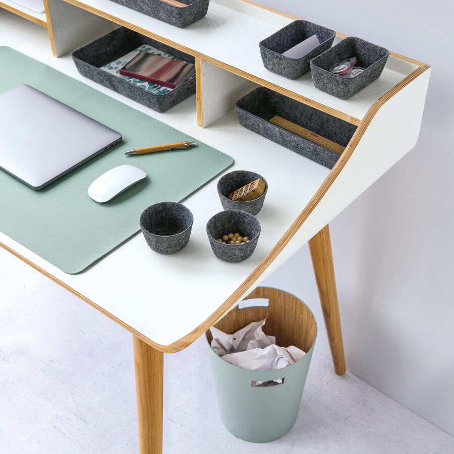 Schreibtischunterlage, Kunstleder, mint – Lifestyle 2