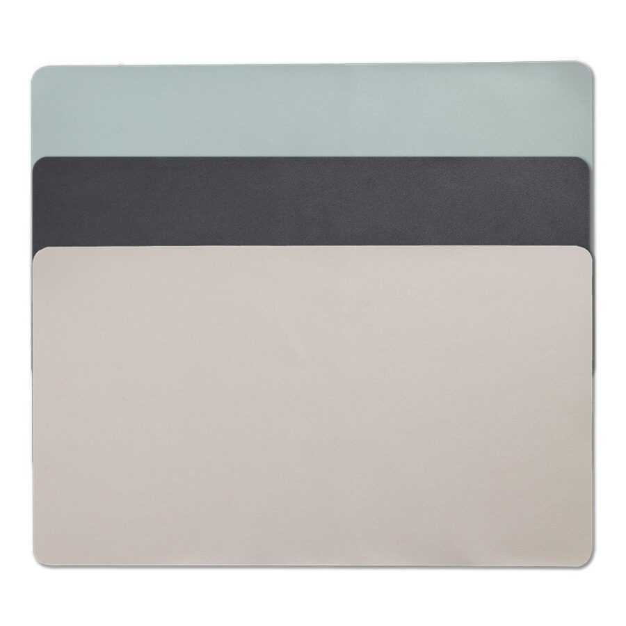 Schreibtischunterlage, Kunstleder, schwarz – Ansicht 4