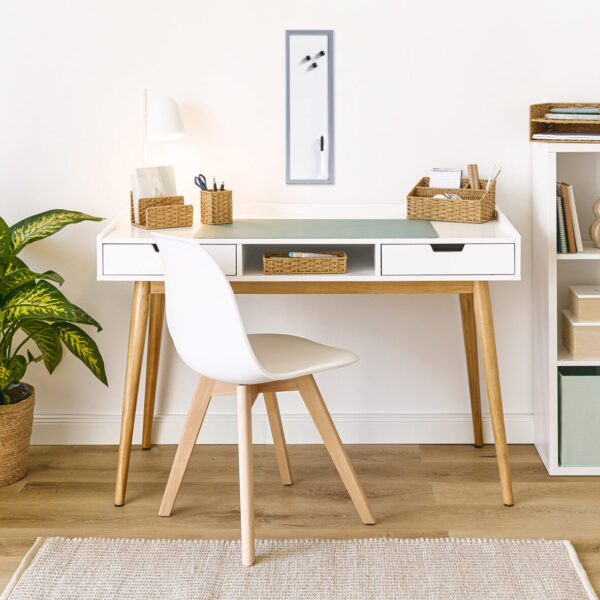 Magnet-/Schreibtafel, Metall/MDF, alugrau – Lifestyle 1