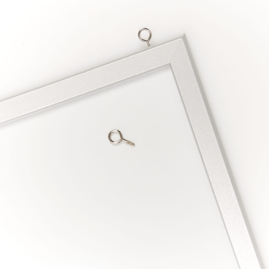 Magnet-/Schreibtafel, Metall/MDF, fbg. sort. – Ansicht 4
